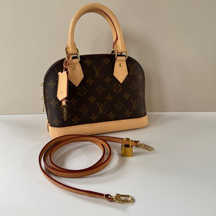 LV Alma BB 老花 斜挎 手提 貝殼包 M53152-8