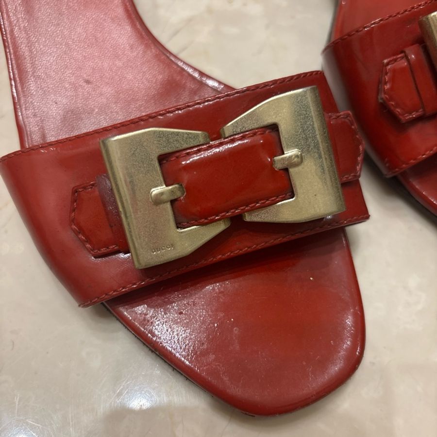 Gucci 4公分37.5涼鞋 (不議價)-1