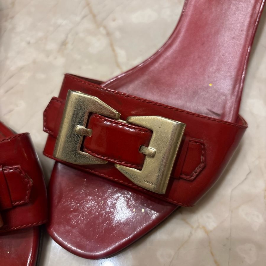 Gucci 4公分37.5涼鞋 (不議價)-2
