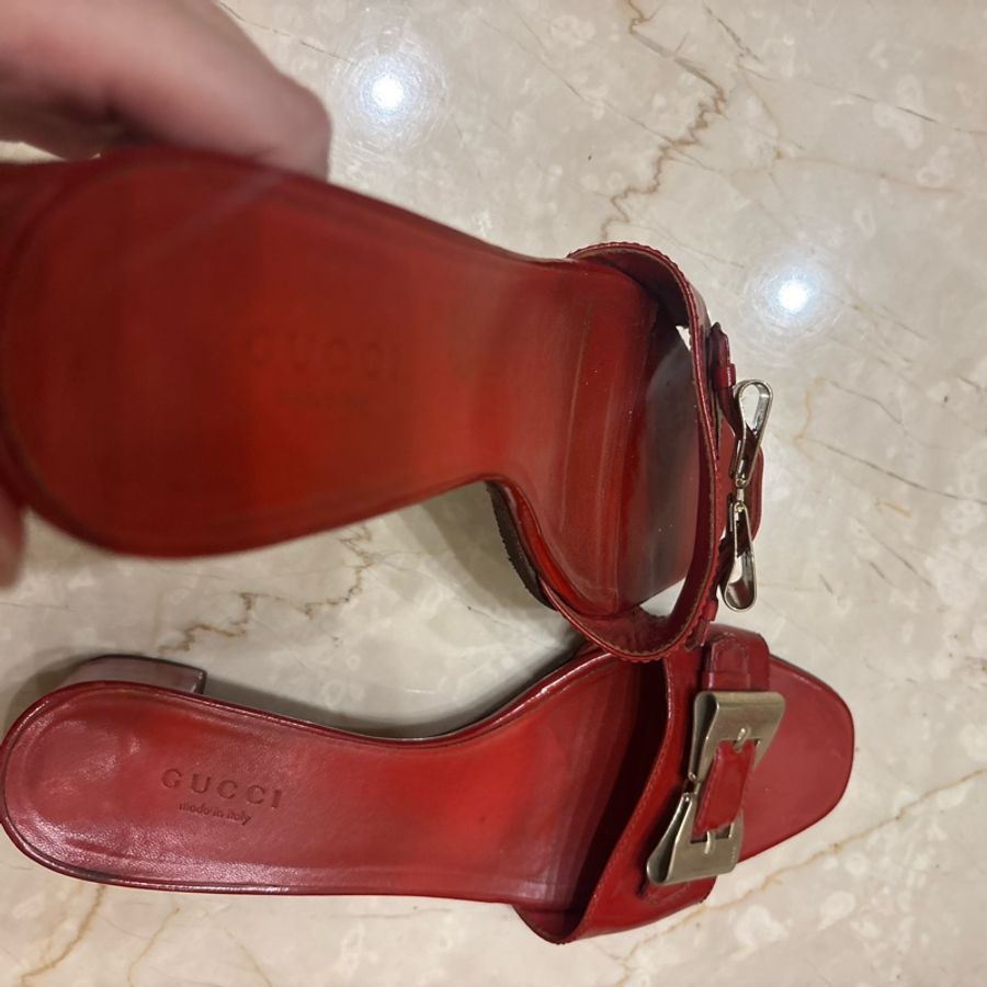 Gucci 4公分37.5涼鞋 (不議價)-14
