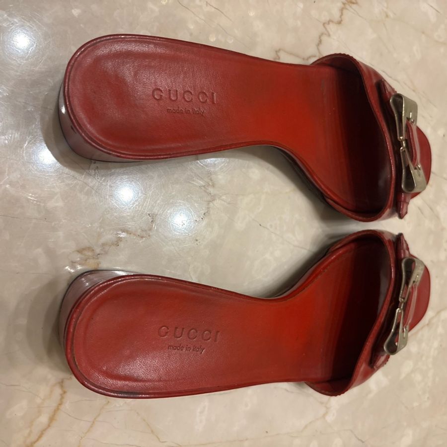 Gucci 4公分37.5涼鞋 (不議價)-16
