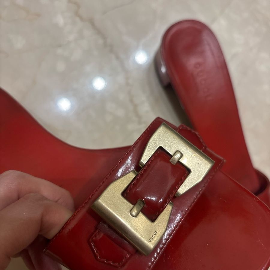Gucci 4公分37.5涼鞋 (不議價)-17