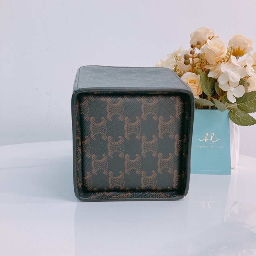 MS0329 CELINE 塞琳 經典花紋 長方形盒子包 手拿包包 PARADE STRAP BOX TRIOMPHE-4
