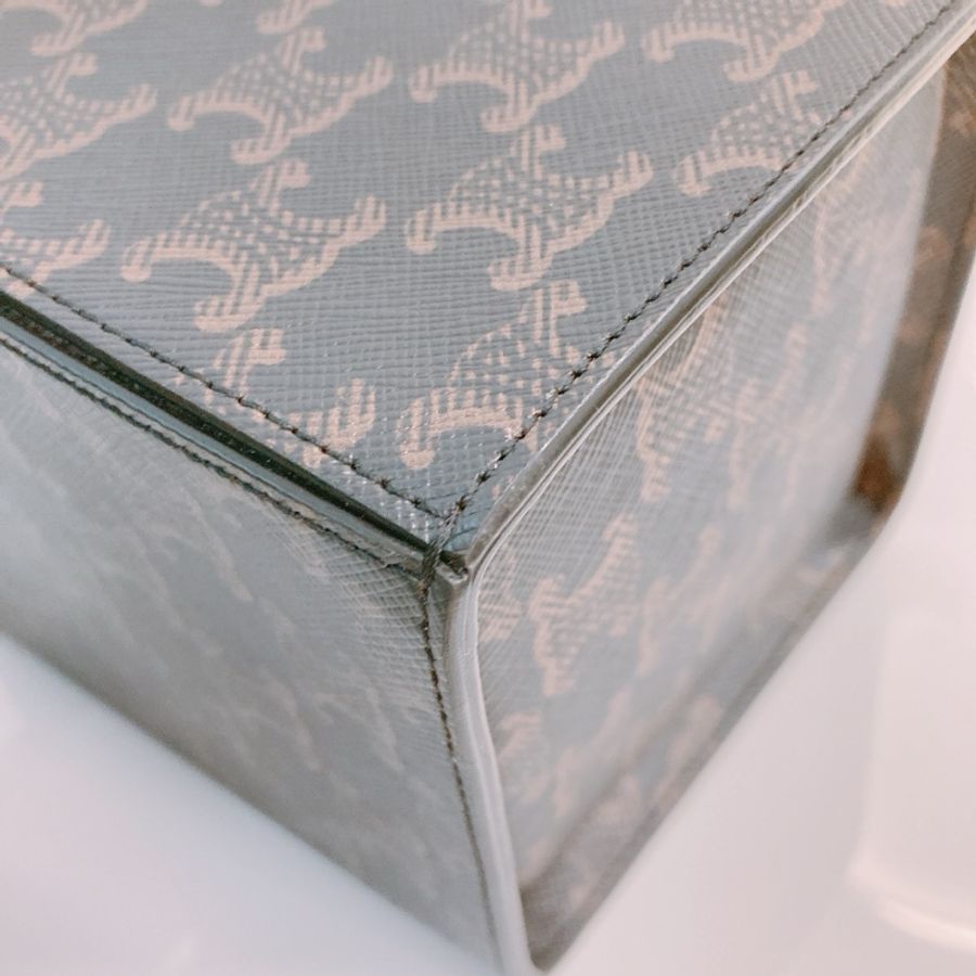 MS0329 CELINE 塞琳 經典花紋 長方形盒子包 手拿包包 PARADE STRAP BOX TRIOMPHE-5
