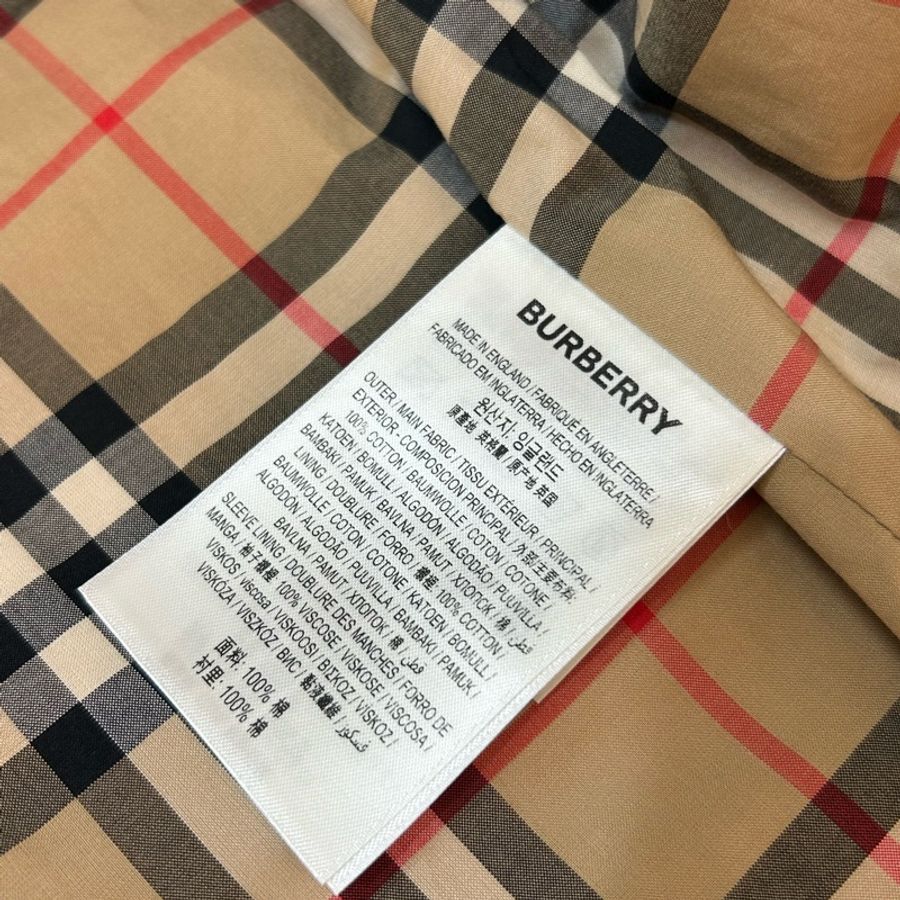 BURBERRY英國柔黃褐色滑鐵盧風衣UK8-14