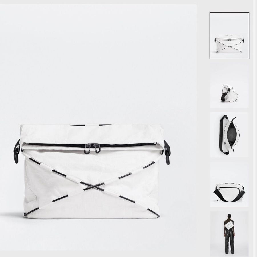 Bottega Veneta Tent nylon bumbag-5