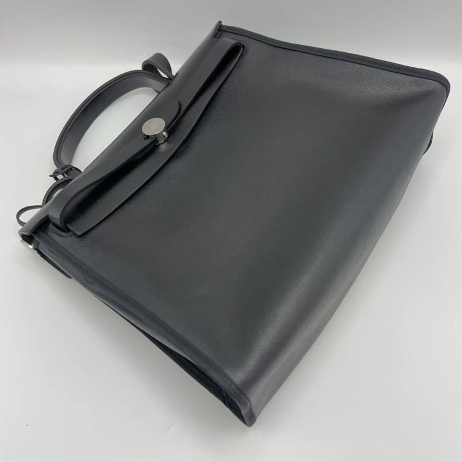 HERMES 黑銀herbag31 31*25*11 98新配件盒子鑰匙鎖塵袋-2