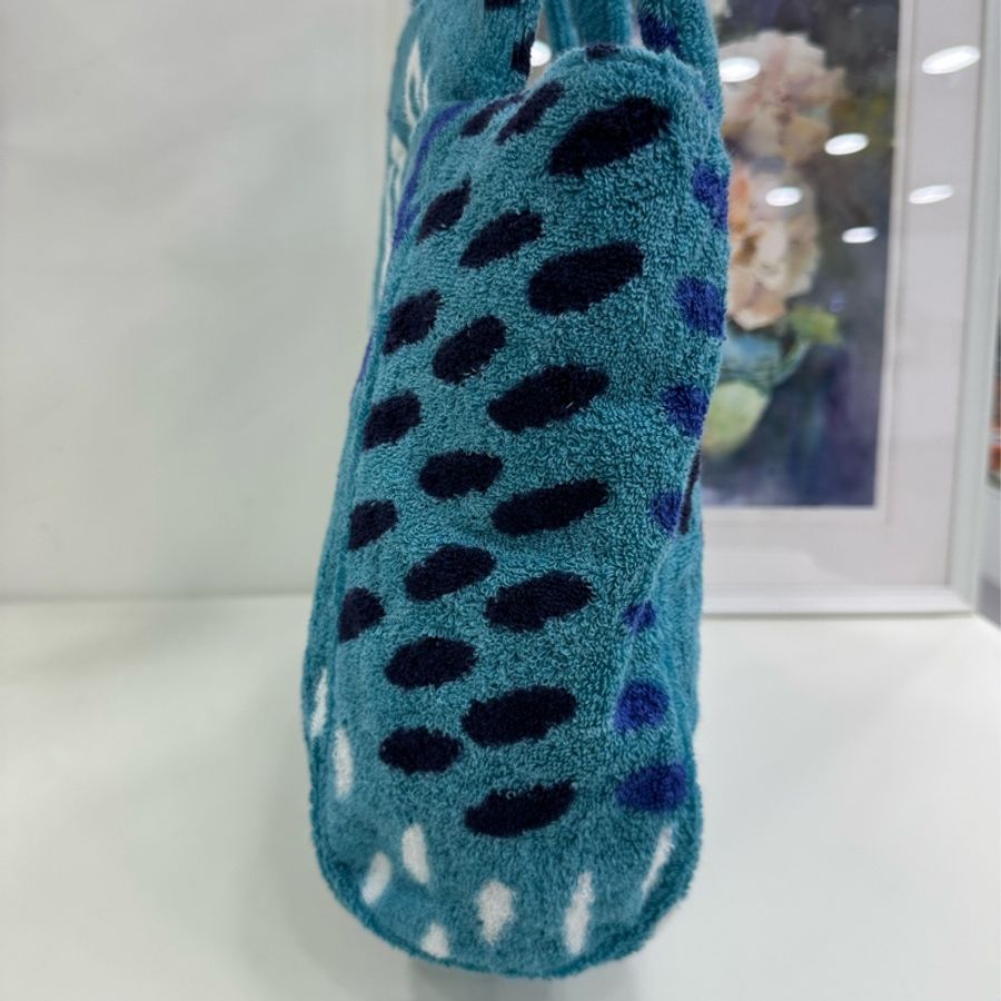 Goyard限量藍色毛巾沙灘包 有購證-5