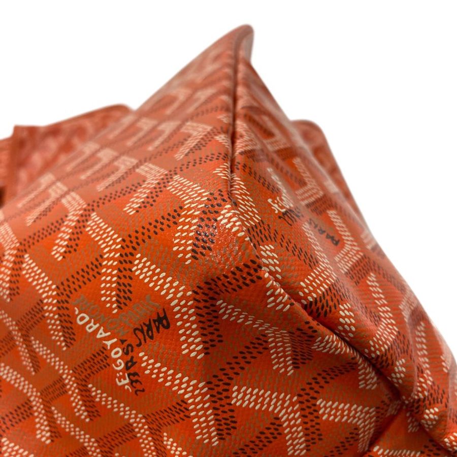 GOYARD SAINT LOUIS PM 托特包 橘色-6