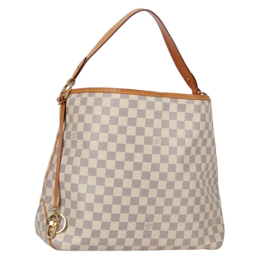 【日本直送】路易威登 Damier Azur Delightful MM 肩包 N41448 LV Auth 142302V-0