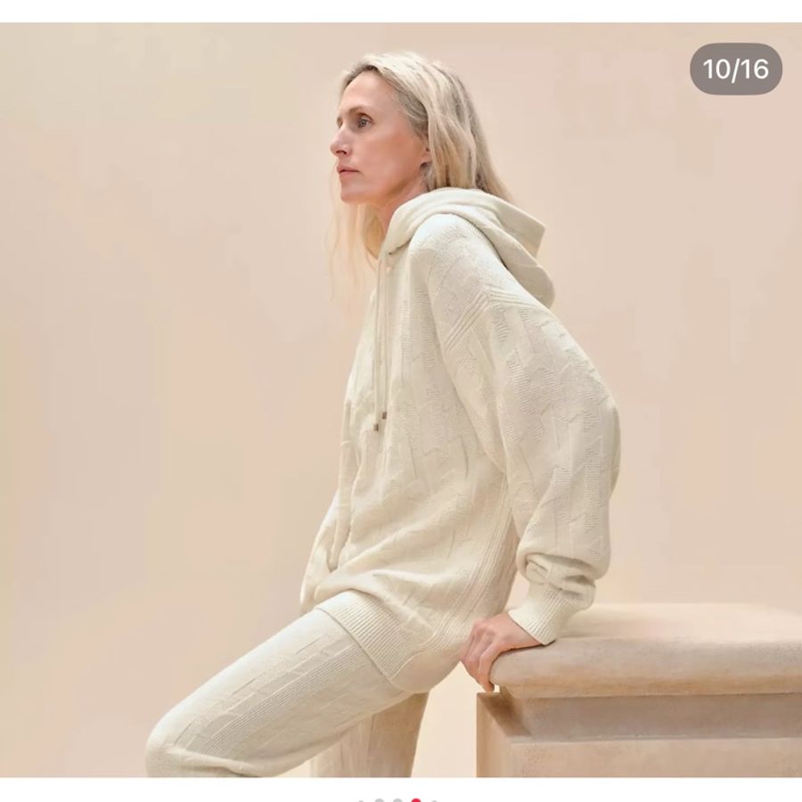 HERMÈS 愛馬仕 男女皆可穿 羊毛連帽針織衫-1