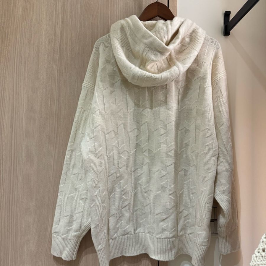 HERMÈS 愛馬仕 男女皆可穿 羊毛連帽針織衫-7