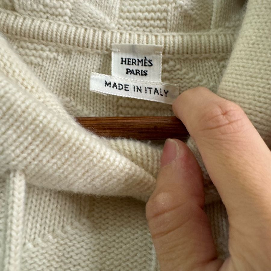 HERMÈS 愛馬仕 男女皆可穿 羊毛連帽針織衫-8