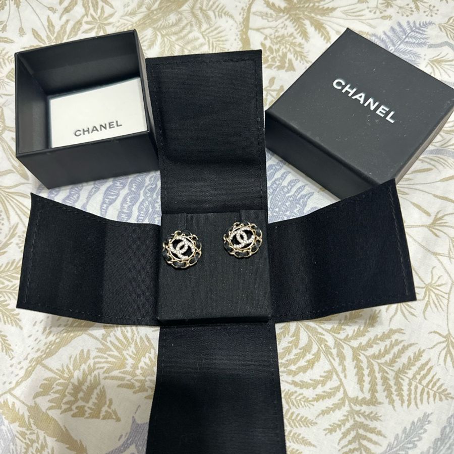 Chanel 雙C耳環-0