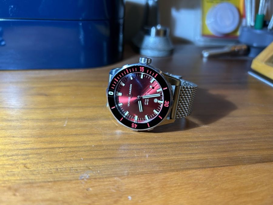 Ulysse Nardin 雅典 8163-175 全球限量20只 潛水錶 機械錶-2