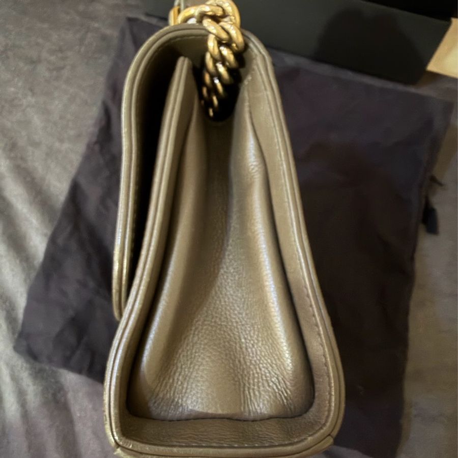 CHANEL 17C Handle 荔枝紋牛皮 郵差 肩背包 斜背包-3
