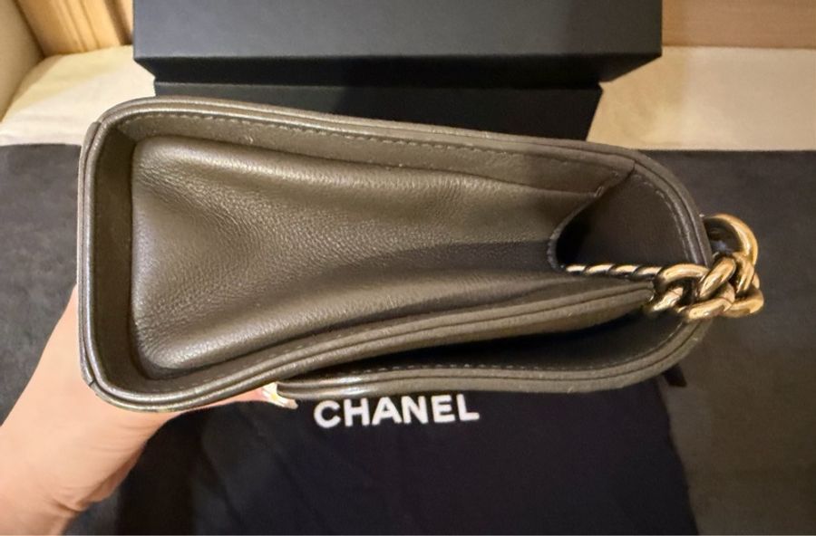 CHANEL 17C Handle 荔枝紋牛皮 郵差 肩背包 斜背包-5