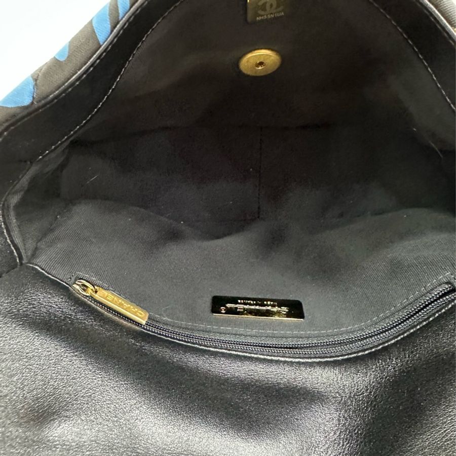 Chanel 香奈兒 19bag 彩繪特別版 22年晶片 限量款 26cm-10