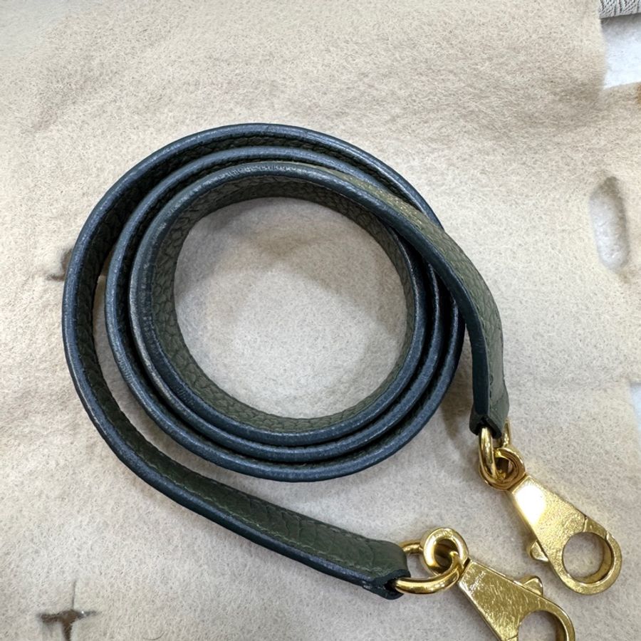 Hermès 愛馬仕 C6 橄欖綠 Togo 牛皮 Kelly 32 凱莉包 手提包 肩背包 金釦-26