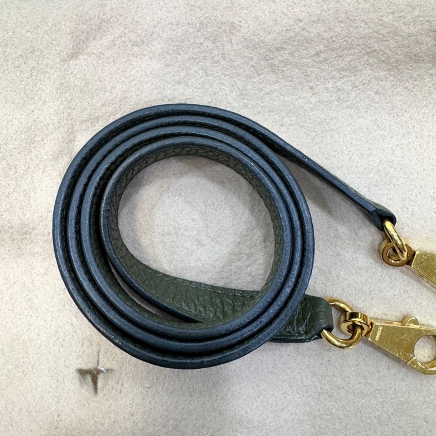 Hermès 愛馬仕 C6 橄欖綠 Togo 牛皮 Kelly 32 凱莉包 手提包 肩背包 金釦-27