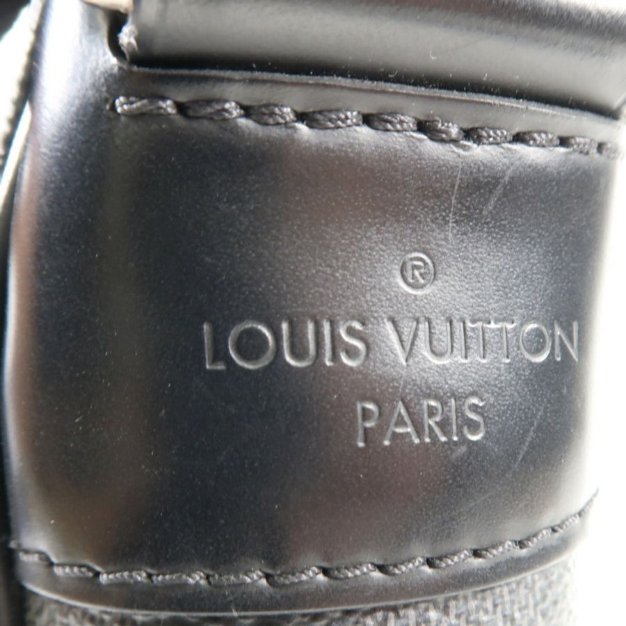 LOUIS VUITTON 【激減優惠】Damier Graphite District MM銀扣肩背袋-7