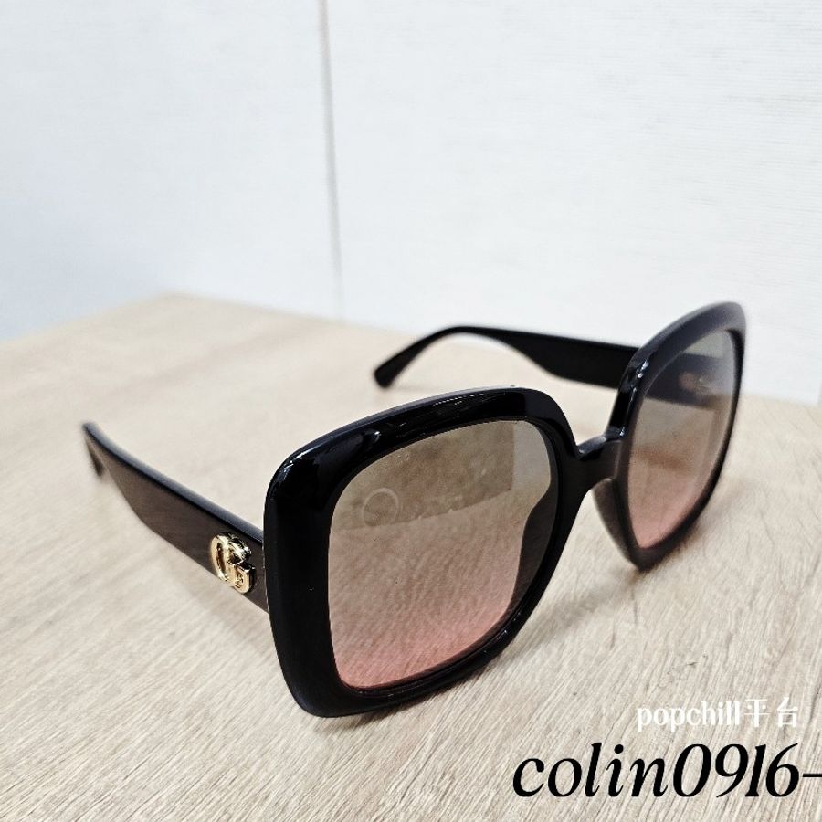 Gucci 雙G金釦太陽眼鏡-0