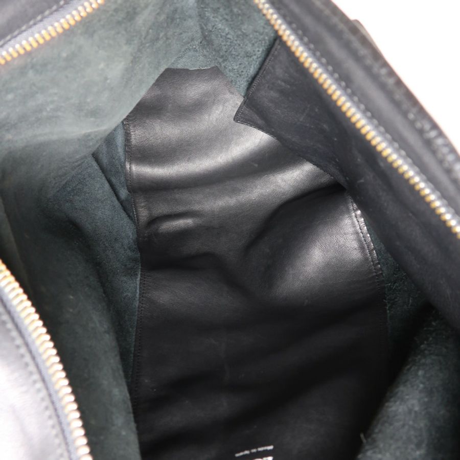 LOEWE 牛皮皮革Anton銀扣背包-4