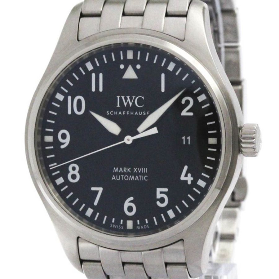 IWC 萬國飛行員腕錶自動不鏽鋼男士運動腕錶 IW327011-0
