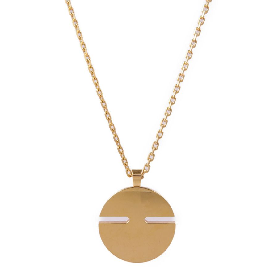 Chaumet 18K玫瑰金Jeux De Liens Harmony鑽石項鍊-1