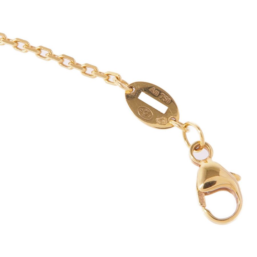 Chaumet 18K玫瑰金Jeux De Liens Harmony鑽石項鍊-6