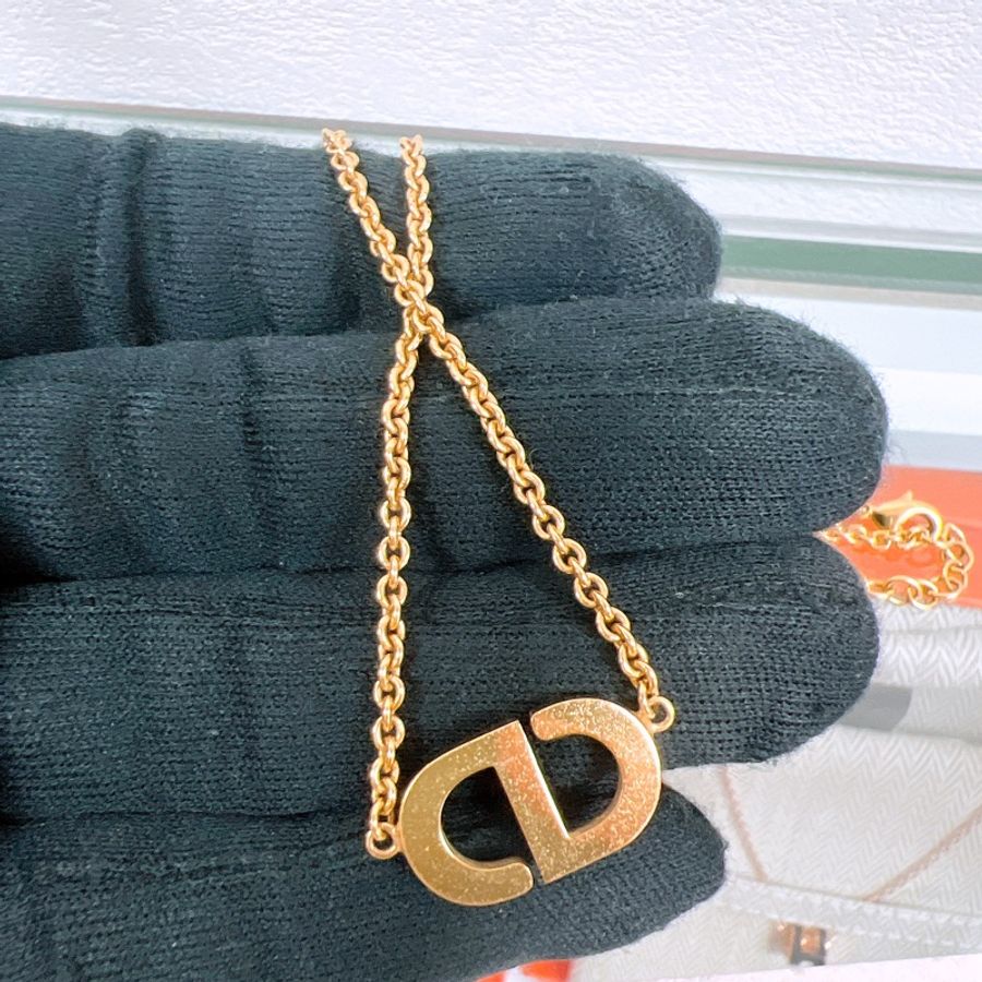 Dior petit CD 水鑽項鍊-2
