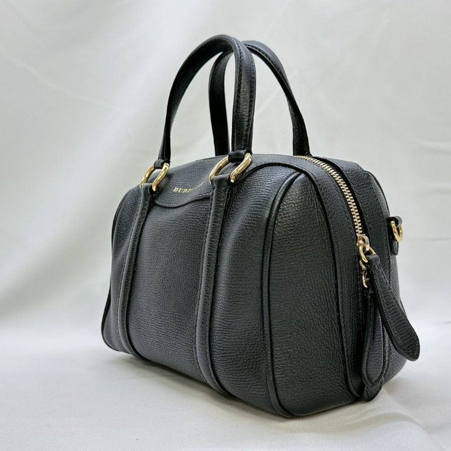 BURBERRY 迷你皮革波士頓包-2