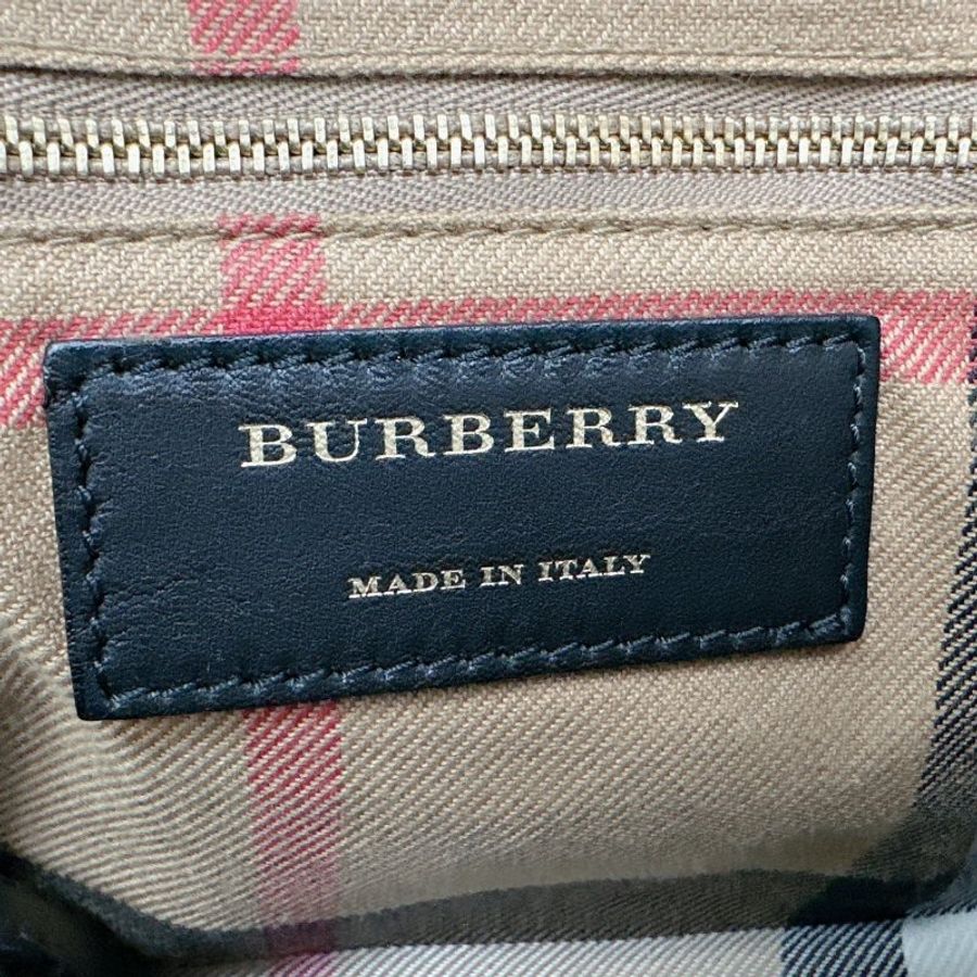BURBERRY 迷你皮革波士頓包-7