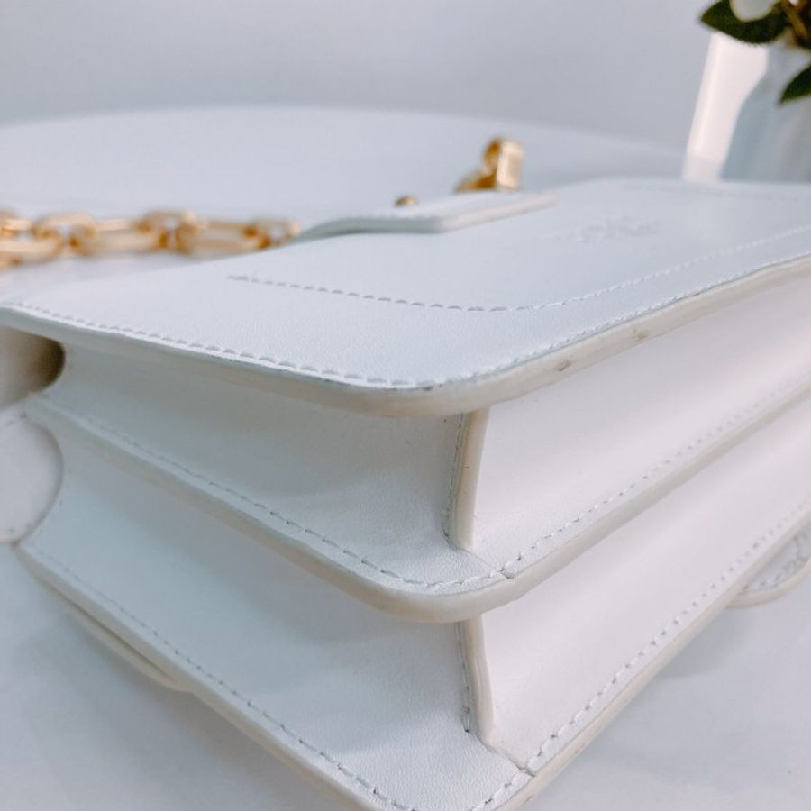 MS0332 品高 斜背 白色 Pinko Love One 26cm Crossbody White x GHW-7