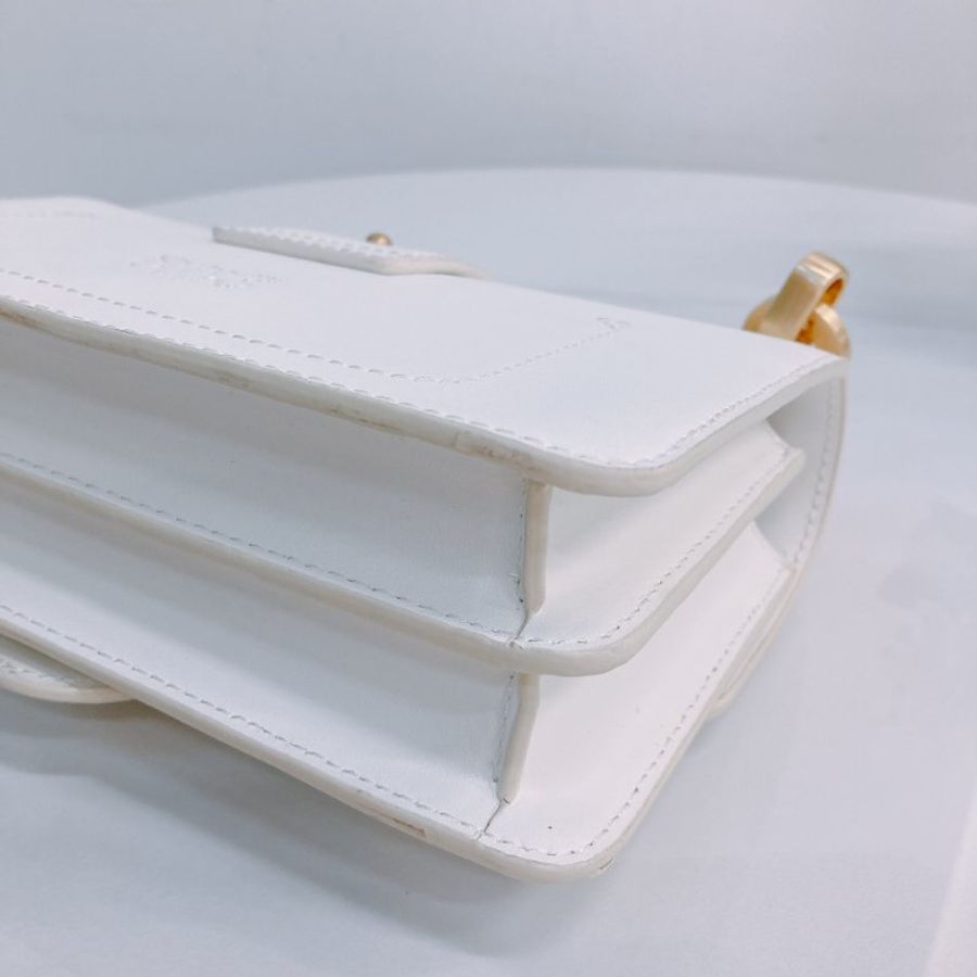 MS0332 品高 斜背 白色 Pinko Love One 26cm Crossbody White x GHW-8