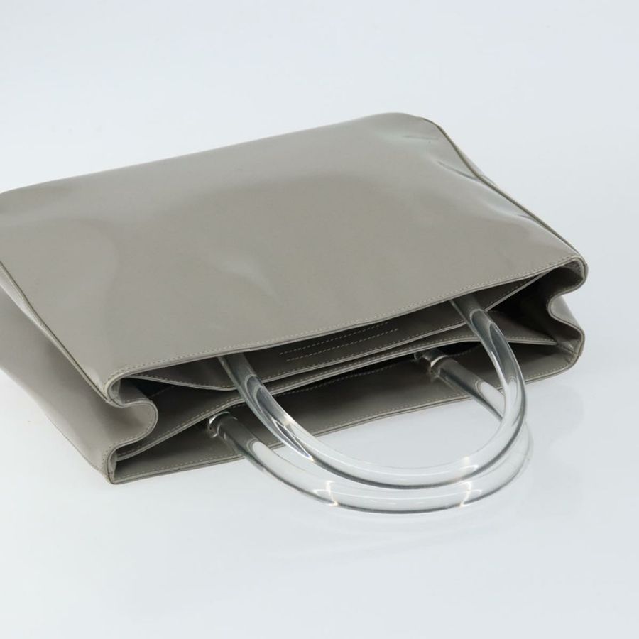 【日本直送】PRADA 手提包 琺瑯灰銀色 正品 BA5946-5
