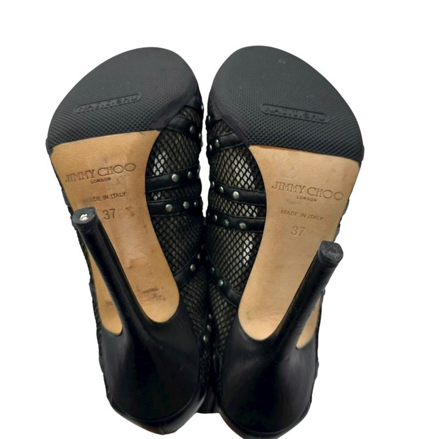 【美收精品】Jimmy Choo 黑色跟鞋 4-31【隔月月中將轉賣至日本 上架期限30天】-8