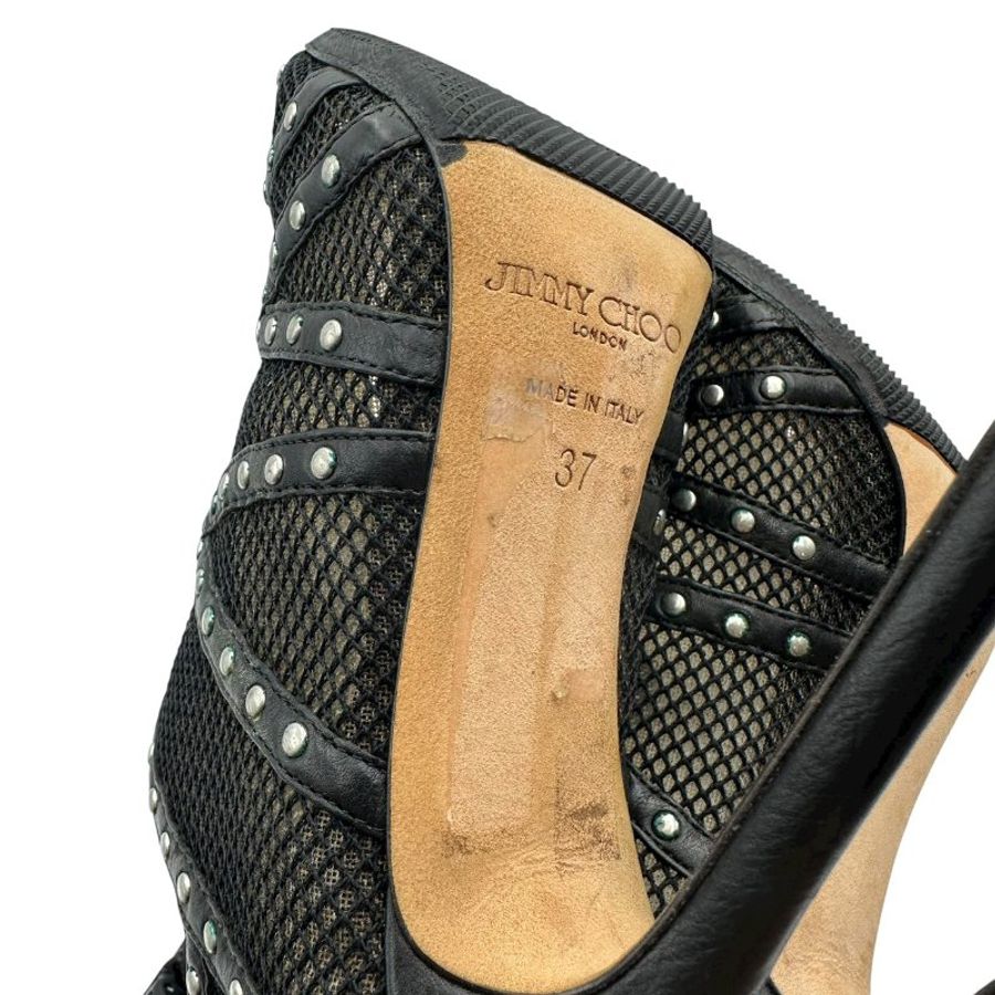 【美收精品】Jimmy Choo 黑色跟鞋 4-31【隔月月中將轉賣至日本 上架期限30天】-10