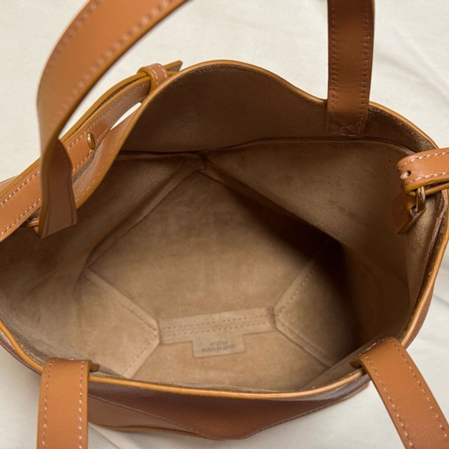Loewe Puzzle Fold Mini Tote Bag - Warm Desert 金棕色-11