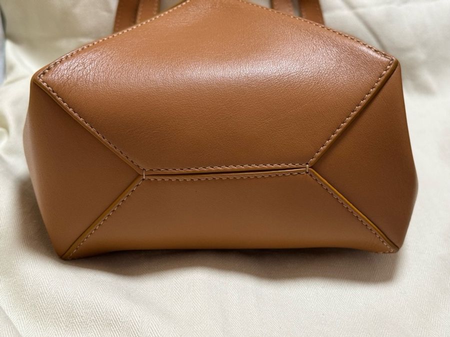 Loewe Puzzle Fold Mini Tote Bag - Warm Desert 金棕色-16