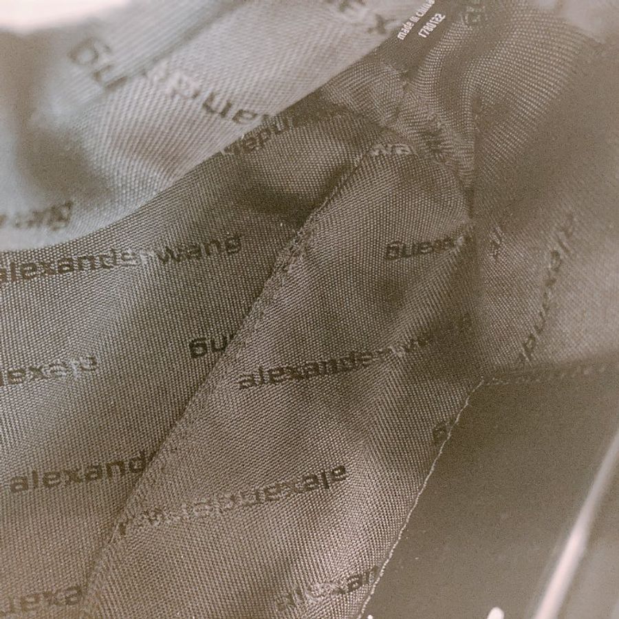 MS0337 亞歷山大王 中號 晚宴包/手拿包 絲綢 Alexander Wang 16cm Heiress Medium Pouch Silk Blue x PHW (98New)(Box) 600-12