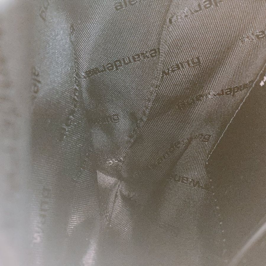 MS0337 亞歷山大王 中號 晚宴包/手拿包 絲綢 Alexander Wang 16cm Heiress Medium Pouch Silk Blue x PHW (98New)(Box) 600-13