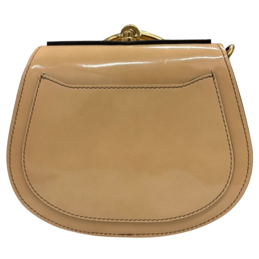 CHLOE 蔻依 Nile bag 手提包 皮革 奶茶色 金釦-2