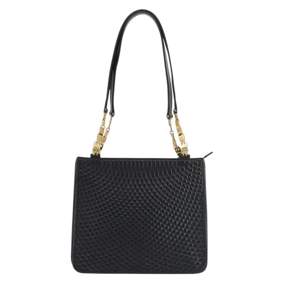 【日本直送】BALLY 肩背包 皮革 黑色 金色 正品 BA6042-12