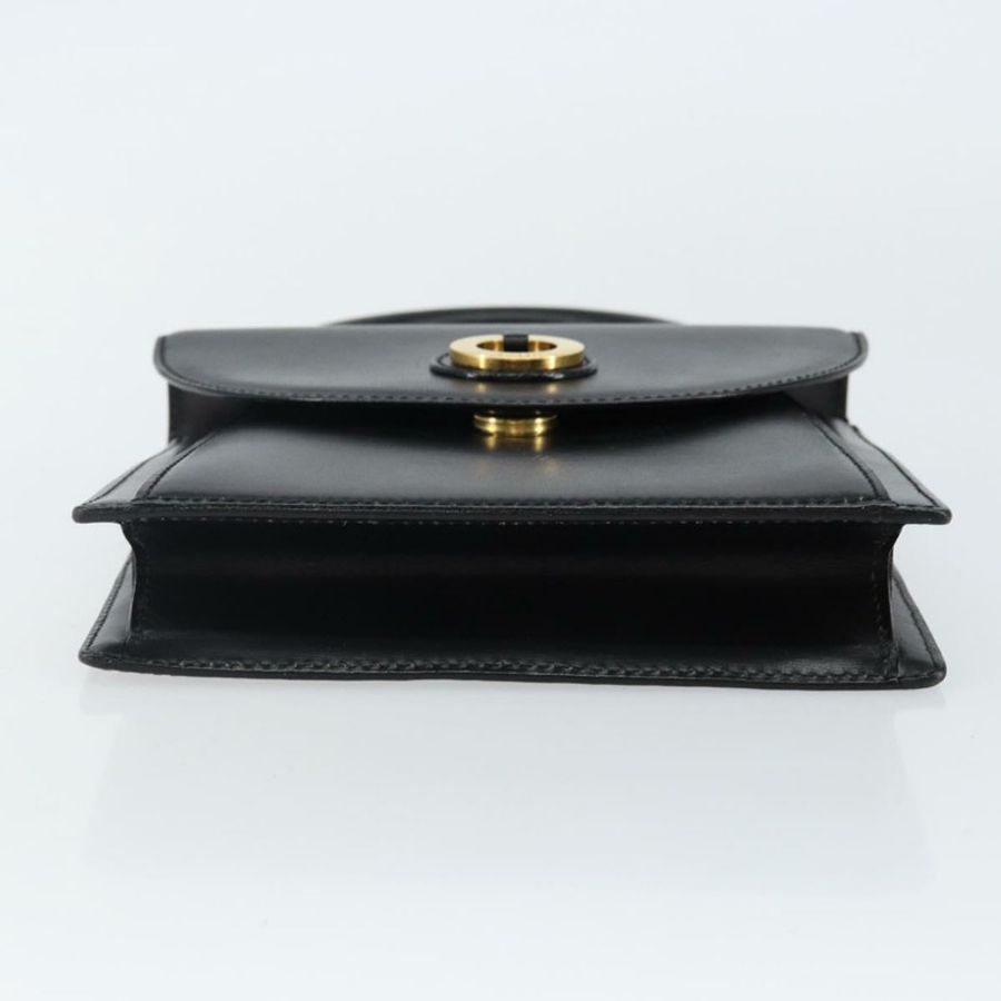 【日本直送】BALLY 手提包 皮革 黑色 金色 正品 BA5596-4