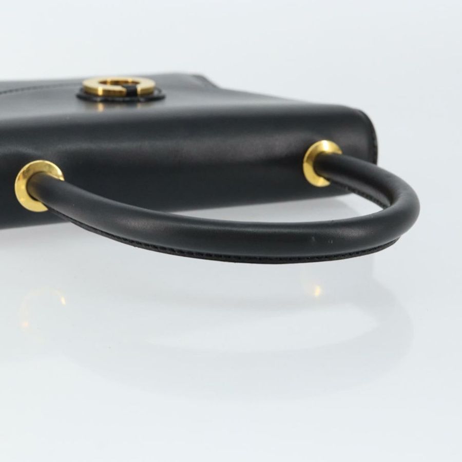 【日本直送】BALLY 手提包 皮革 黑色 金色 正品 BA5596-6