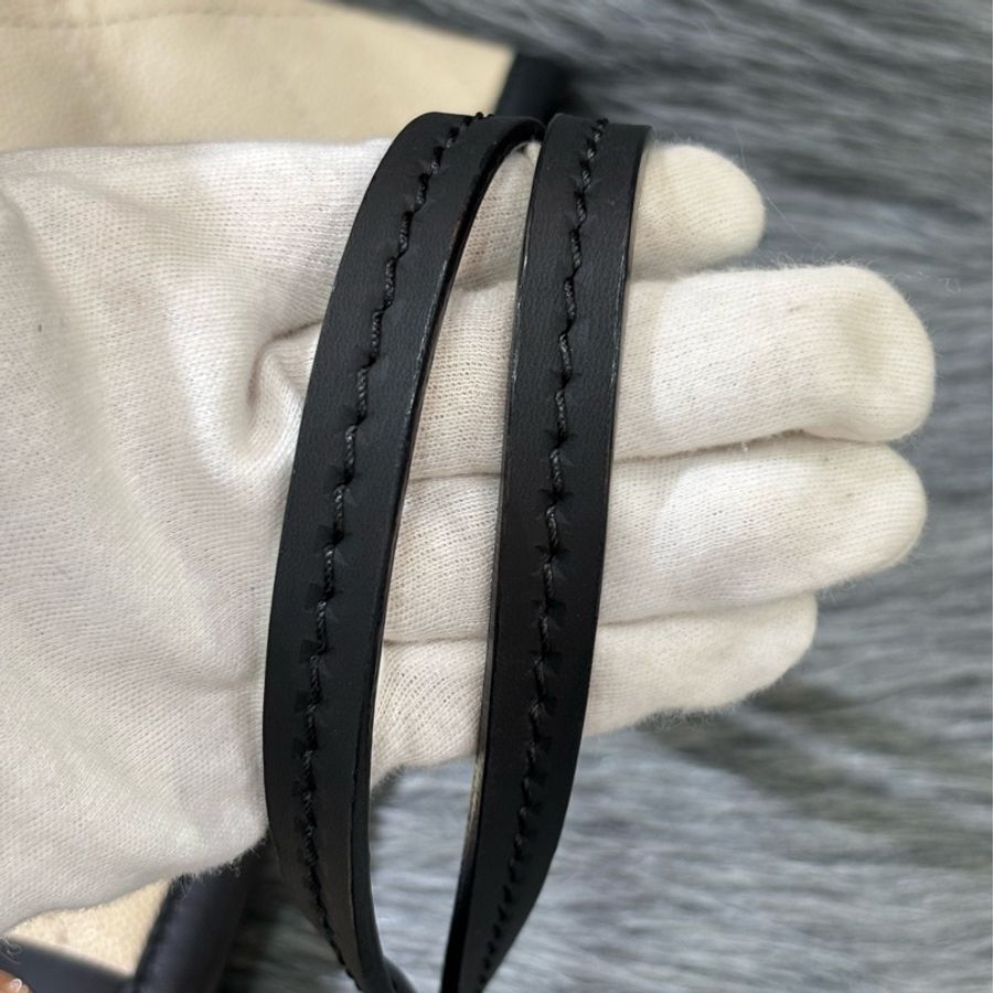 CHANEL TOTE 黑邊奶茶色荔枝皮 縫線菱格 購物包托特包子母包化妝包 BOOKTOTE-35