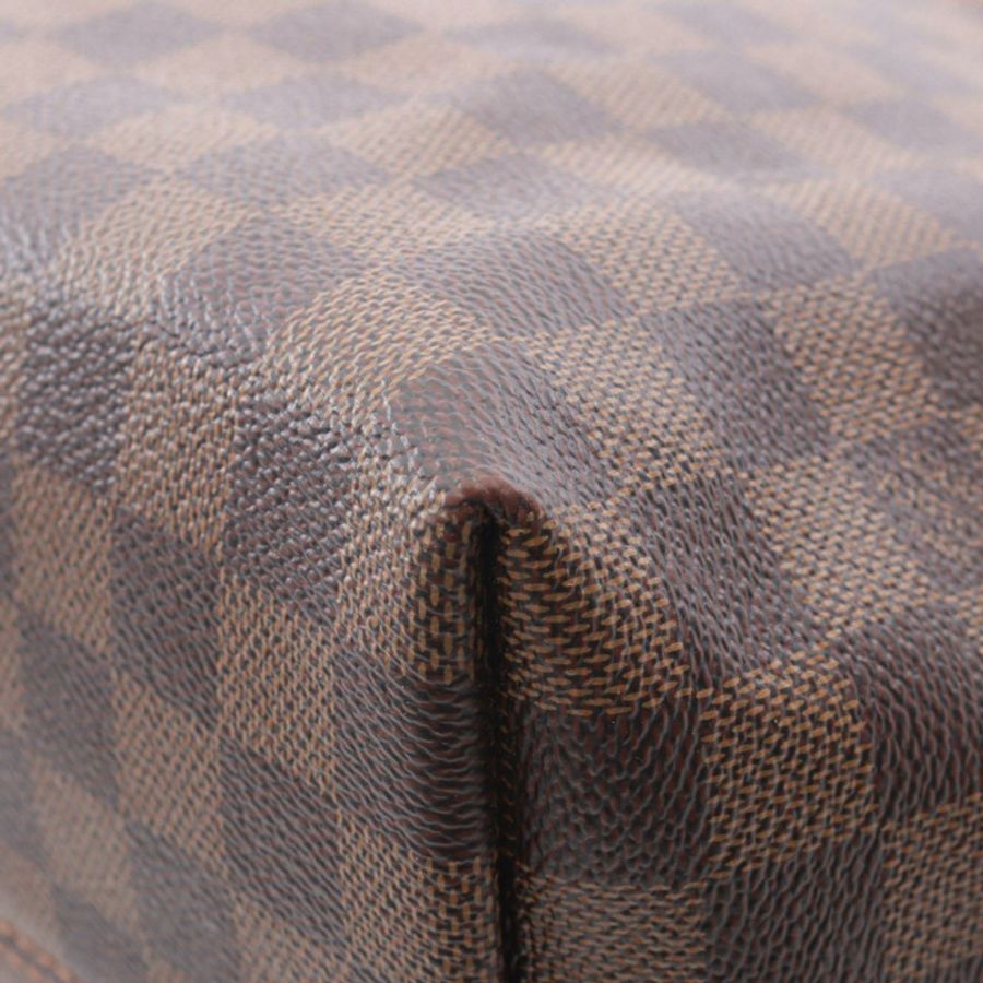 Louis Vuitton Iena MM 手提包,Damier 飾面塗層帆布和皮革,棕色,女款,N41013-5