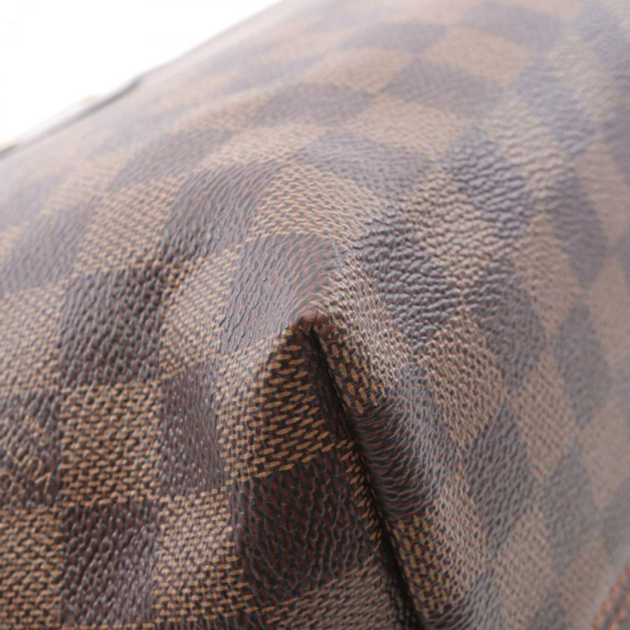 Louis Vuitton Iena MM 手提包,Damier 飾面塗層帆布和皮革,棕色,女款,N41013-6