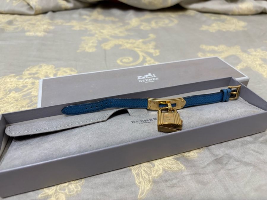降價出清~HERMÈS Kelly 系列經典鎖頭錶 愛馬仕鎖頭錶-2